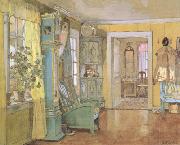 Gerhard Munthe Antechamber in the Artist's Home (nn02) oil painting